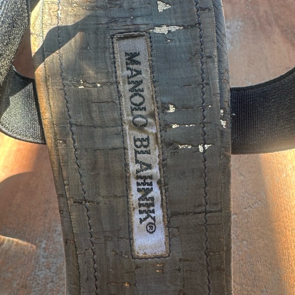 Manolo Blahnik elastic escadrille Hells - Picture 3 of 6